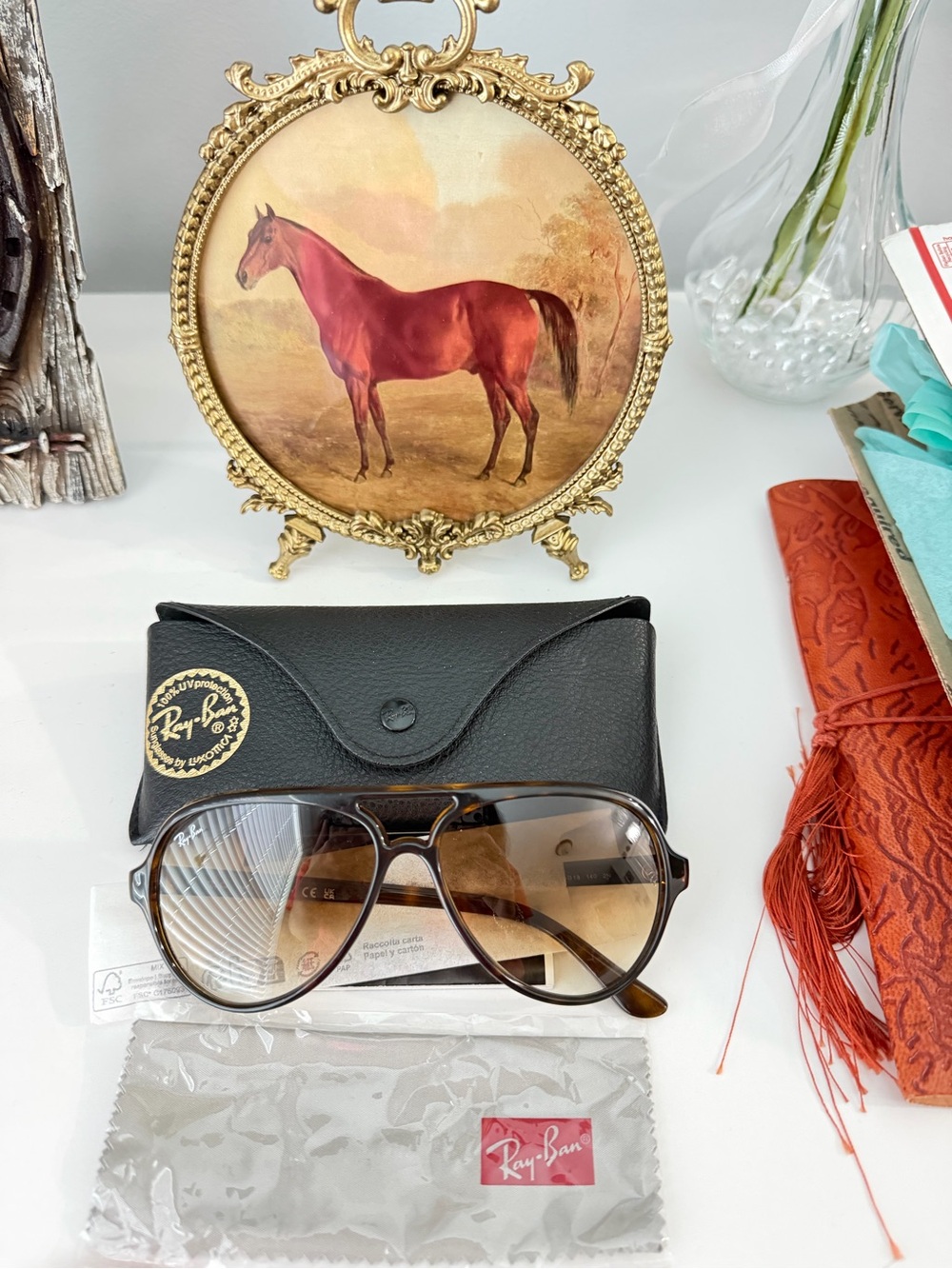 Authentic Ray-bans brown